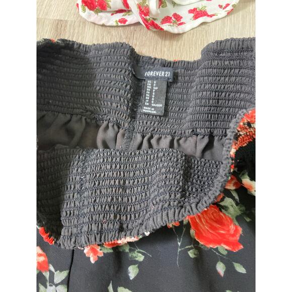 Forever 21 Women's Floral High Waist Shorts Multicolor Size S & M Casual‎ - Picture 10 of 10